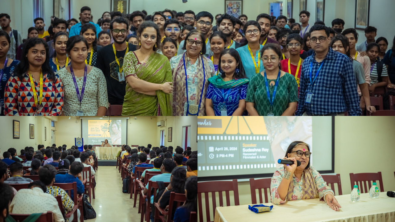 A session with Sudeshna Roy for Media students