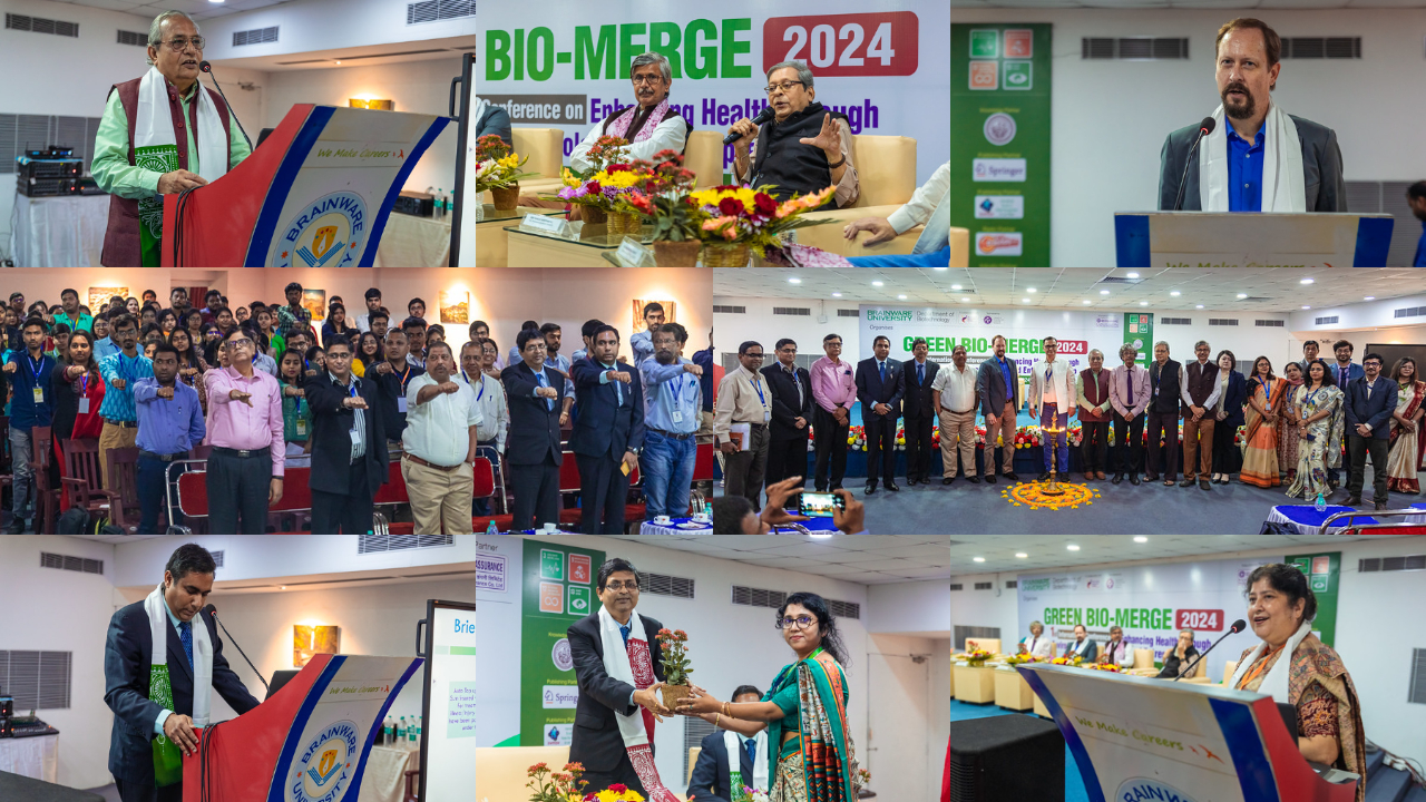 Department of Biotechnology organizes Green Biomerge; its 1st international conference