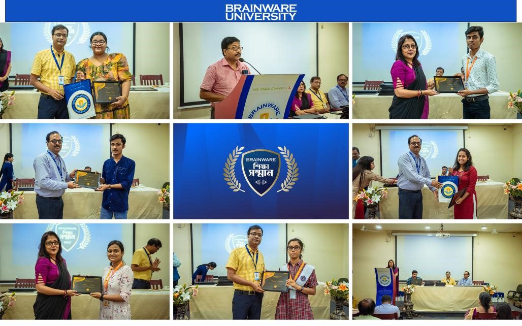 Brainware University felicitates the HS toppers of North 24 Parganas with 'Shiksha Samman'
