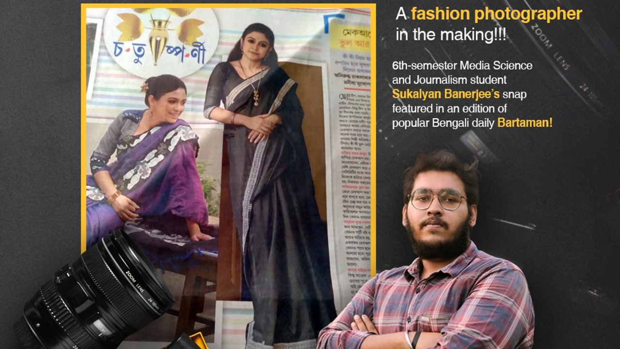 A Rising Star in Fashion Photography!Sukalyan Banerjee, 6th-semester Media Science and Journalism student