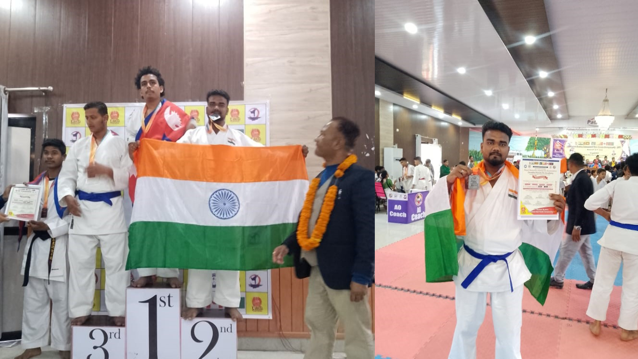 Md. Toufik Islam Sipai, student in Allied Health Sciences, won  Silver Medal at the International Open Karate Championship 2024 in Nepal