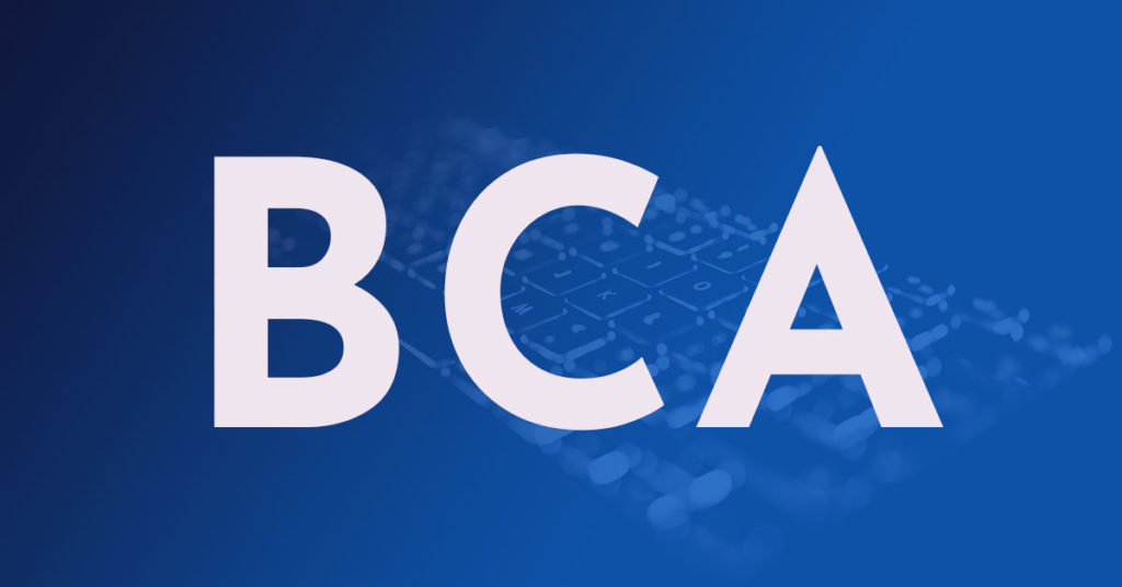 BCA degree programme