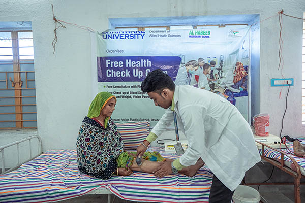 Free Health Checkup Camp at Voice Public School, Dhubulia, Nadia 2023