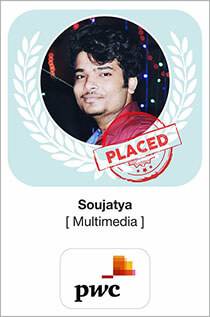 Soujatya, Multimedia student of Brainware University got placed in PWC