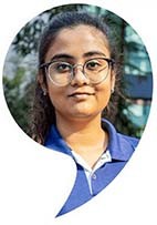 Satisfied BBA student Shivangi Adhikary's testimonial about Brainware university