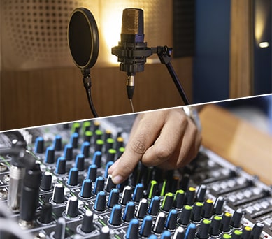 Sound recording & editing lab in Brainware University